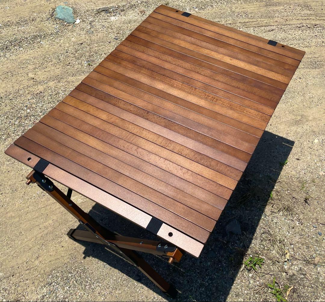 Hilander（ハイランダー） ウッドロールトップ テーブル2 90 ウッドロールトップテーブルLIGHT 90 アウトドア キャンプ ロー