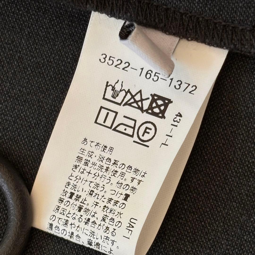 極美品 グリーンレーベル ノーカラー パンツスーツ38 グレー 洗える