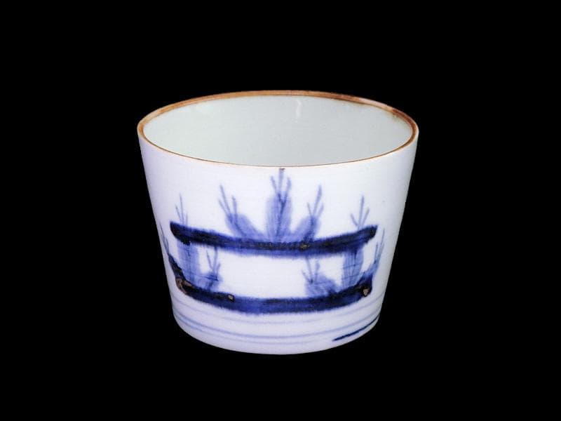 古伊万里 染付 若松に霞の図 蕎麦猪口 C362AS-fbqs - メルカリ