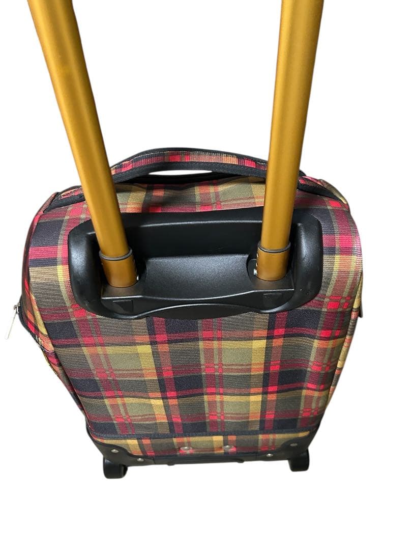 BURTON バートン キャリーバッグ チェック柄 マルチカラー 静音