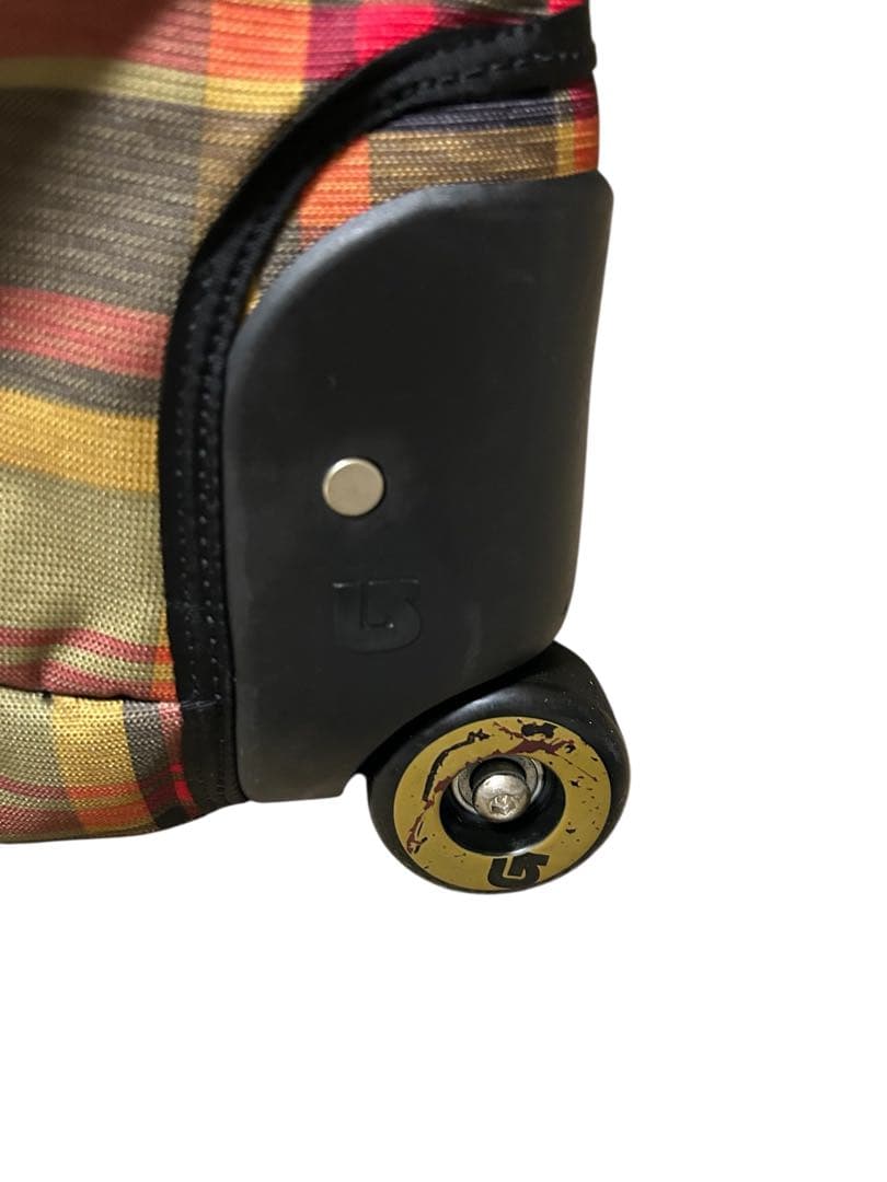 BURTON バートン キャリーバッグ チェック柄 マルチカラー 静音
