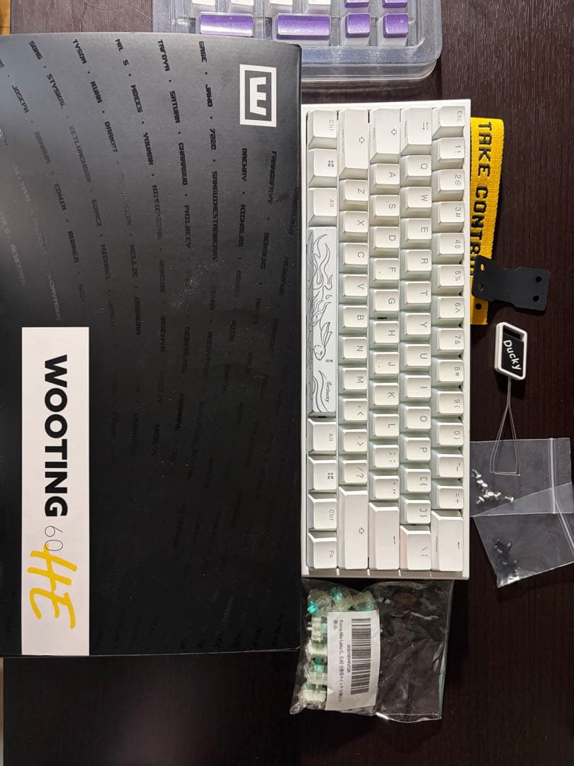 Wooting 60HE 純正スイッチ換装 Duckyケース＆キーキャップ - メルカリ