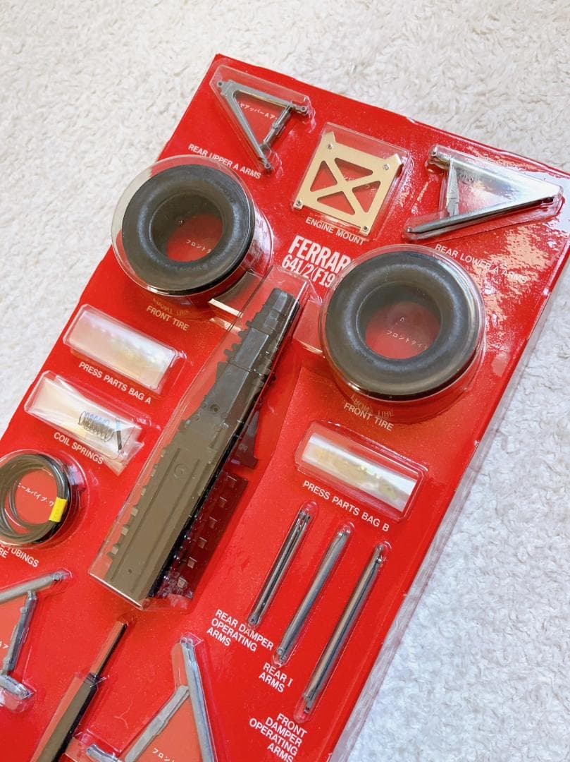 当時モノ 絶版 タミヤ 1/12 フェラーリ641/2 未組立品 w/マールボロ