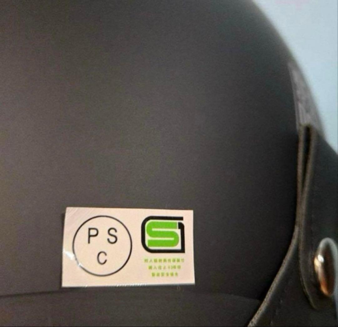 500TXタイプ ビートル ジェットヘルメットBUCO tt&co 4XL 黒 - メルカリ