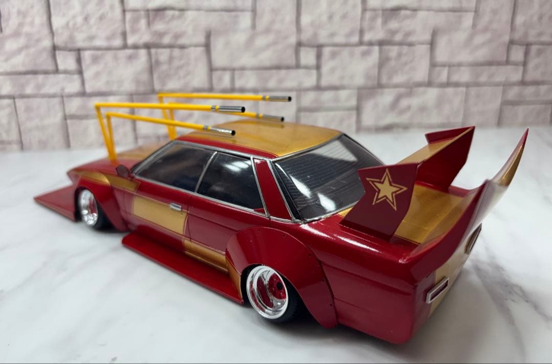 1/24 71マークii 完成品　街道レーサー　チバラギ仕様　旧車　グラチャン