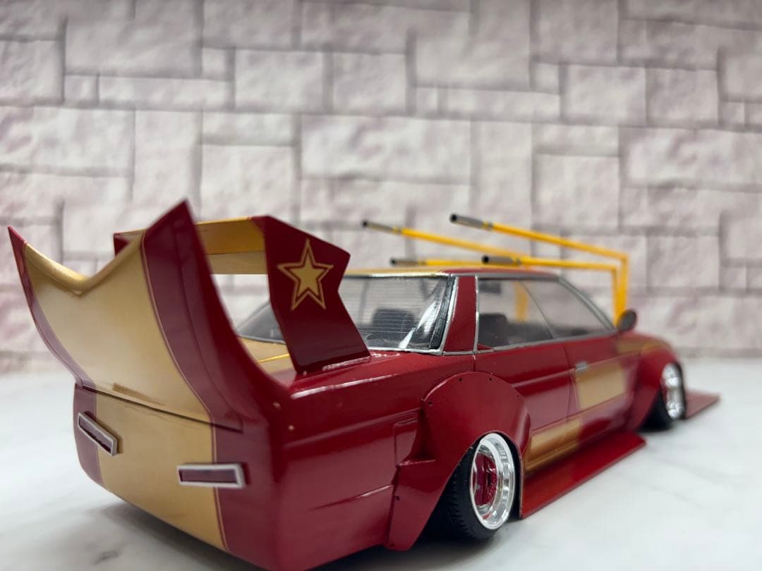 1/24 71マークii 完成品　街道レーサー　チバラギ仕様　旧車　グラチャン