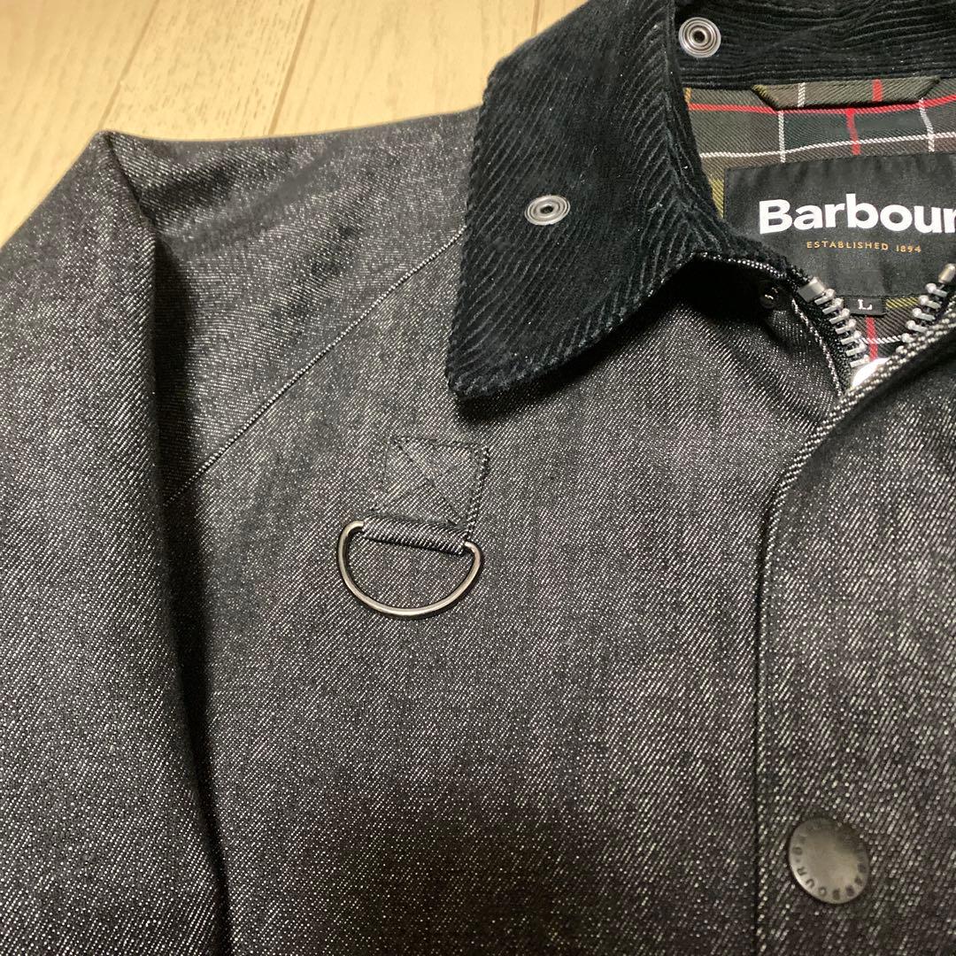 最終値下げ】Barbour 別注デニムジャケット Lサイズ 完売モデル - メルカリ