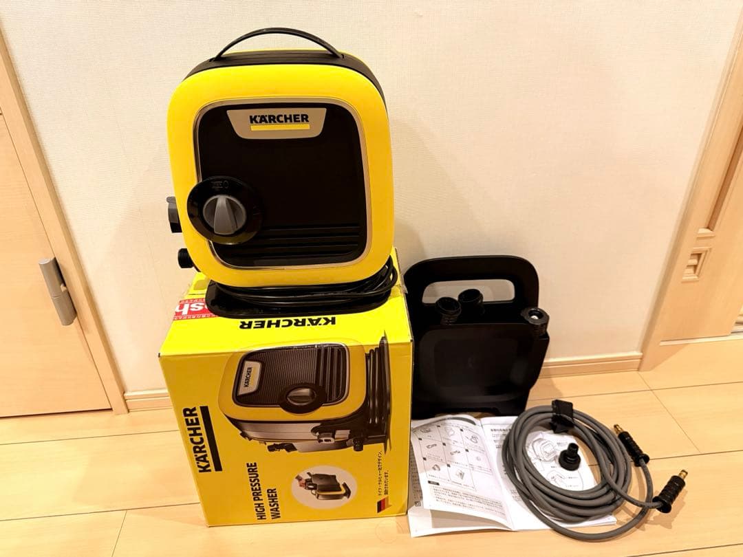 KARCHER K Mini 高圧洗浄機本体 K MINI 自吸水道兼用セット（ボックス付き） - 高圧洗浄機（家庭用