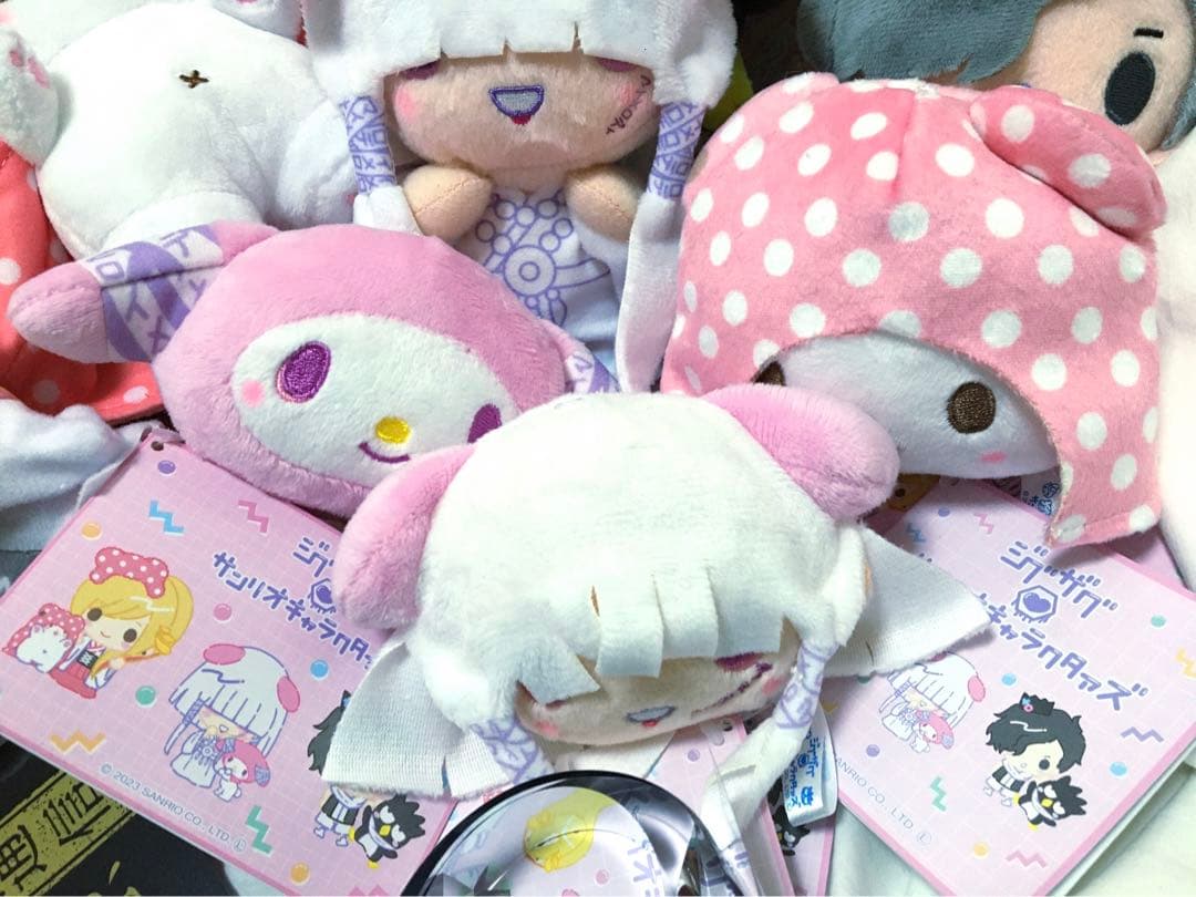 真天地開闢集団ジグザググッズファンクラブ会報ぬいぐるみセット　ペンラみこクリップ