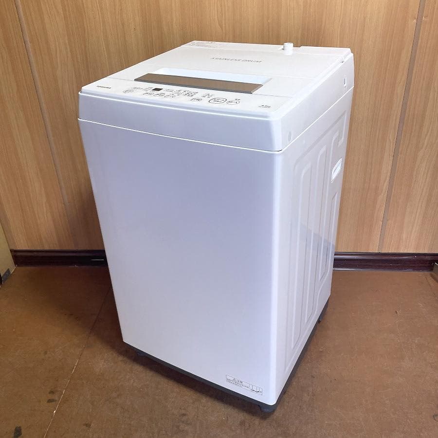2021年製■東芝 4.5kg 洗濯機 AW-45M9 パワフル洗浄