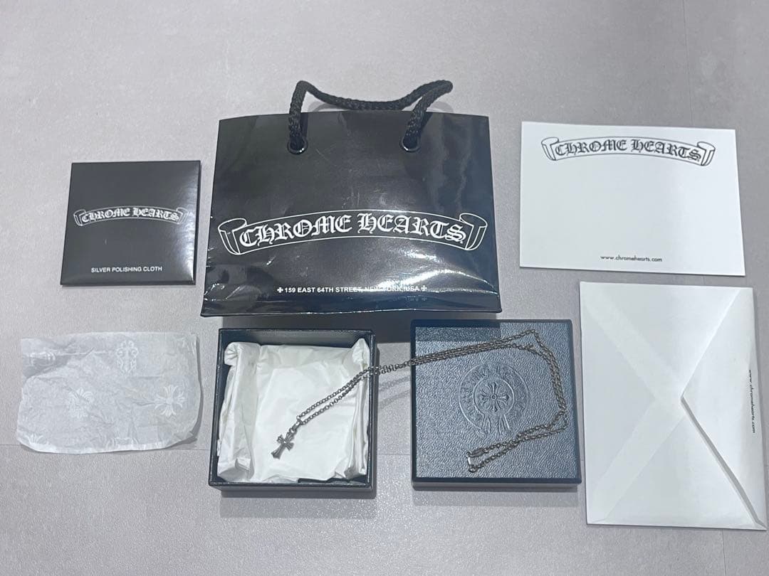 【chrome heart2 様】ChromeHeartsベイビーファット Chrome Hearts†ベイビー ファットクロス x ボールチェーン (CHROME