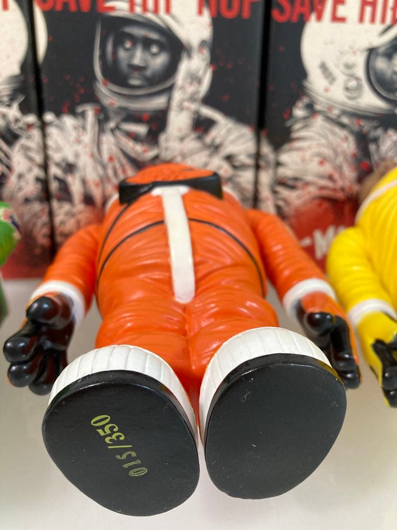 DE LA SOUL フィギュア世界350体限定　シリアルNo.15 3体セット