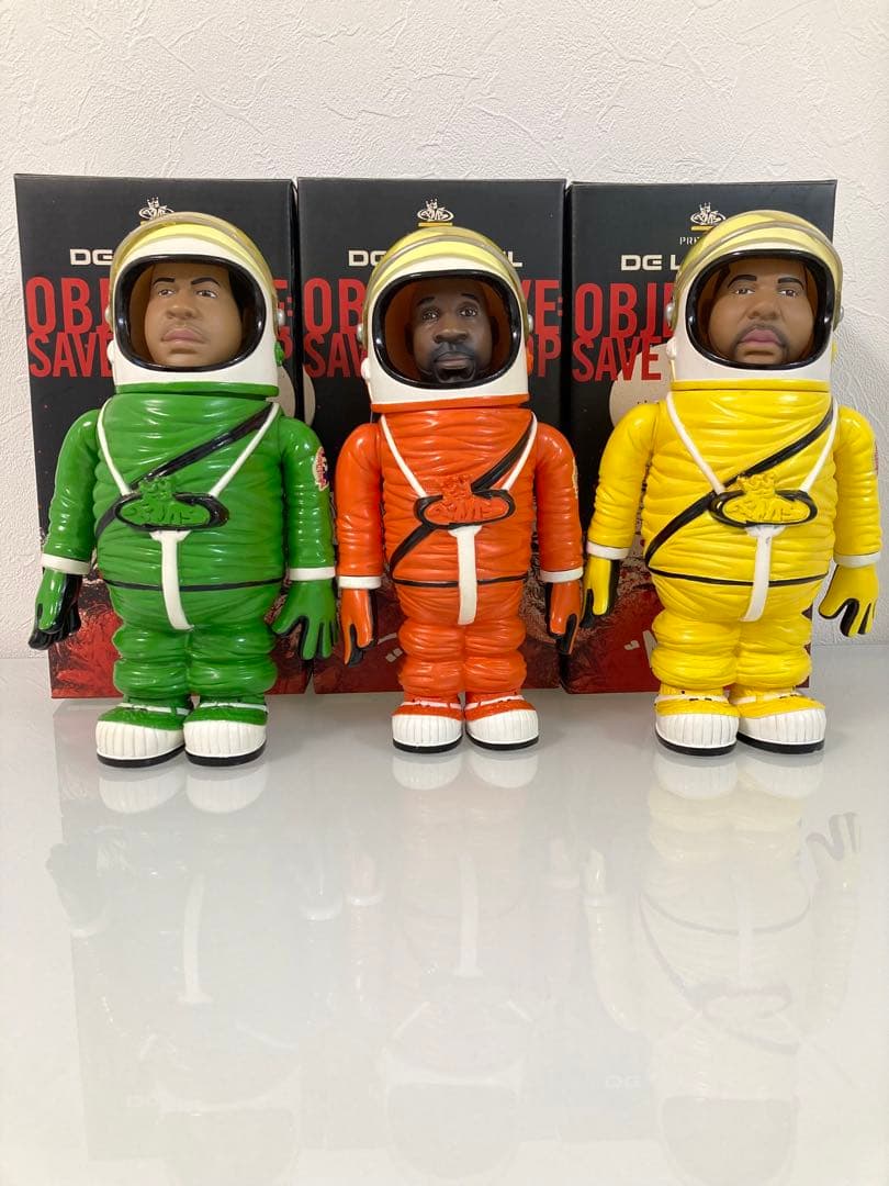 DE LA SOUL フィギュア世界350体限定　シリアルNo.15 3体セット