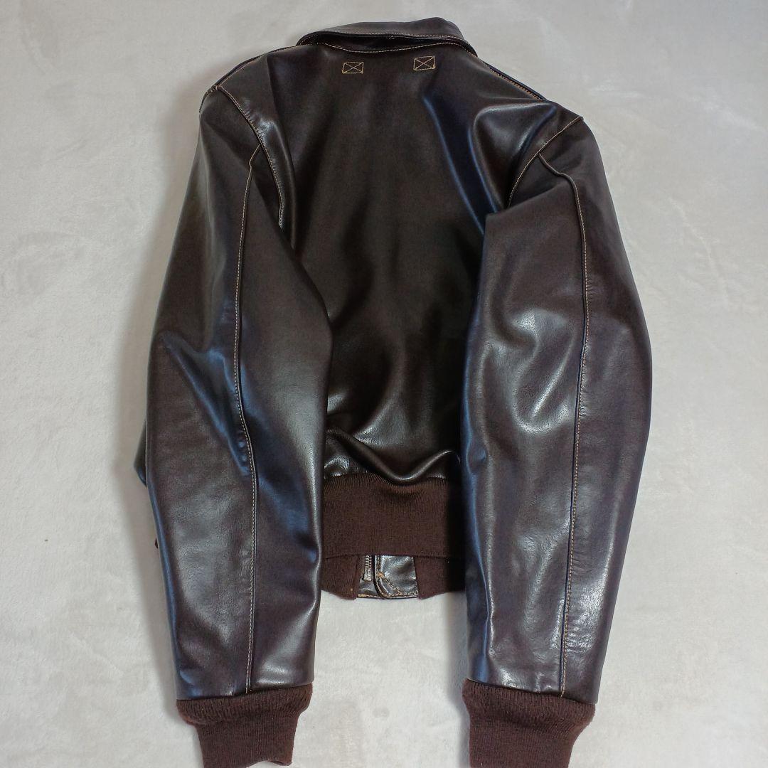 中田商店 モーガンメンフェスベル A-2 フライトジャケット 焦茶 サイズ