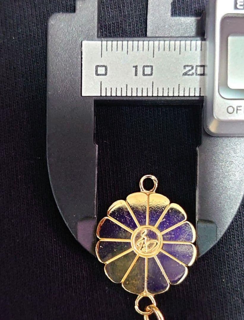 刻印有り☆菊の御紋】K18アクセサリー 皇室 右翼グッズ ゴールド