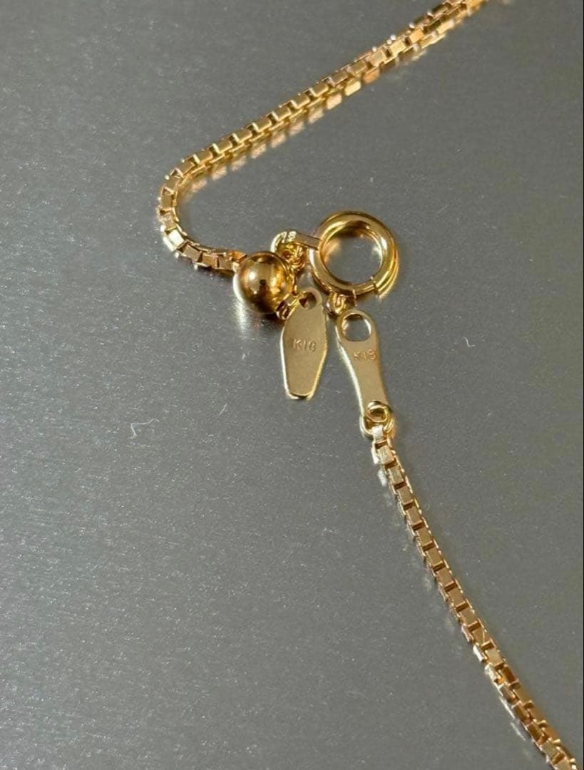 6.1g K18ネックレス ベネチアンチェーン 1.3mm ピンクゴールド PG