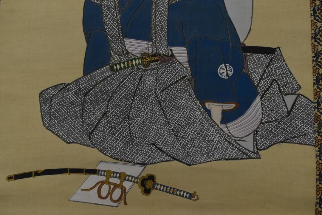 炎洲橋 賛/鈴君肖像画賛/掛軸☆宝船☆Z-735