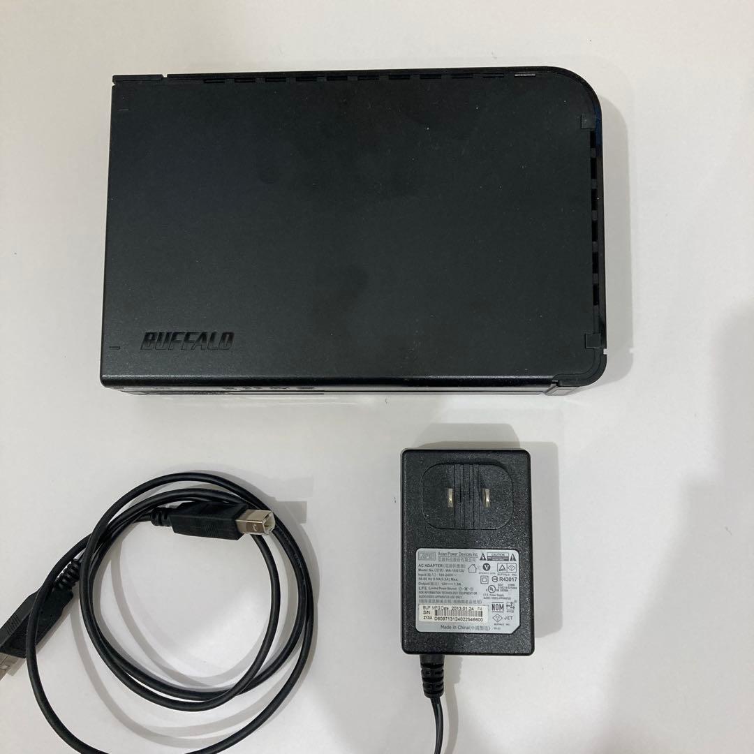 【TV録画用】BUFFALO 外付けHDD 2.0TB×2台まとめて