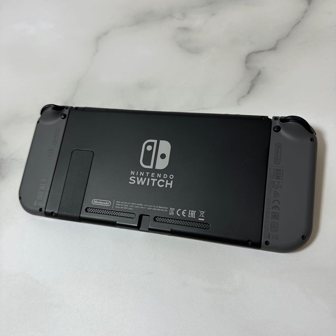 極美品】Nintendo Switch 本体 グレー バッテリー強化版 - メルカリ