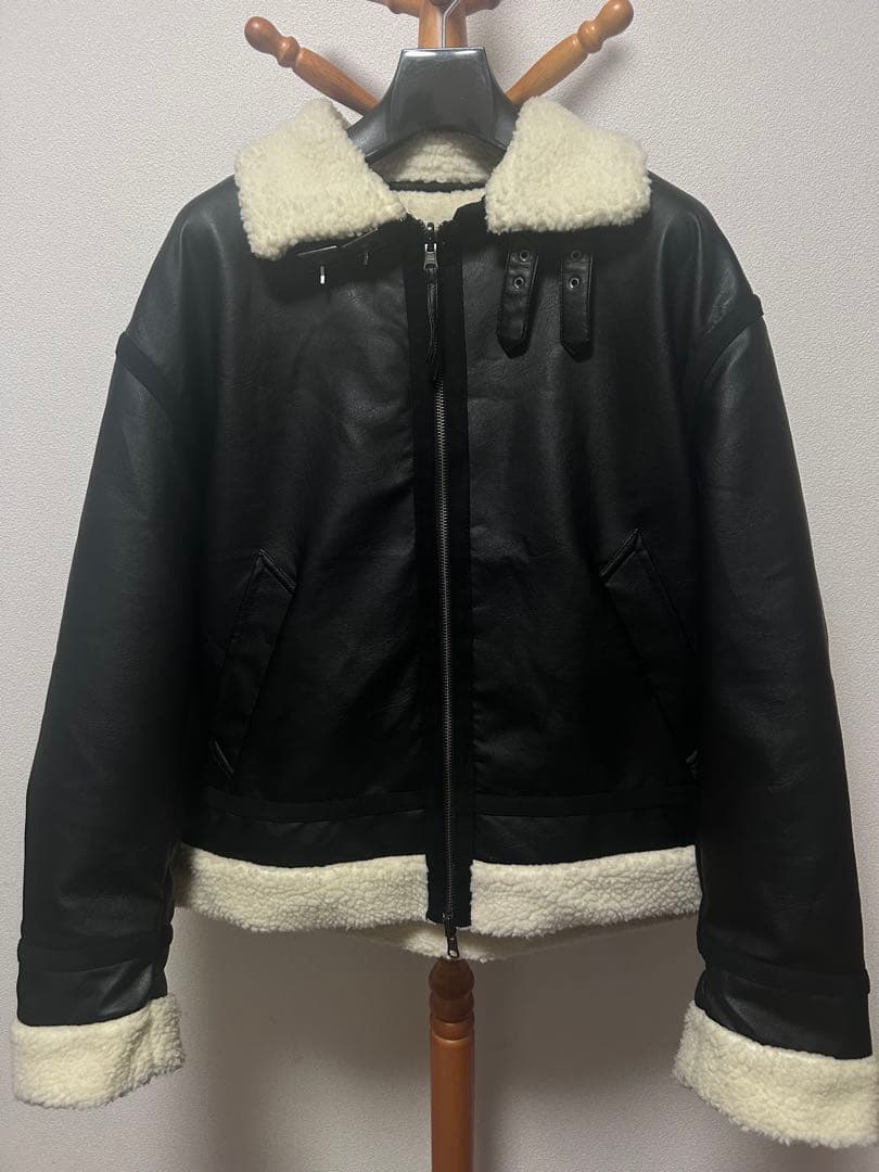 CLEL】4way リバーシブルフェイクムートンジャケット - メルカリ