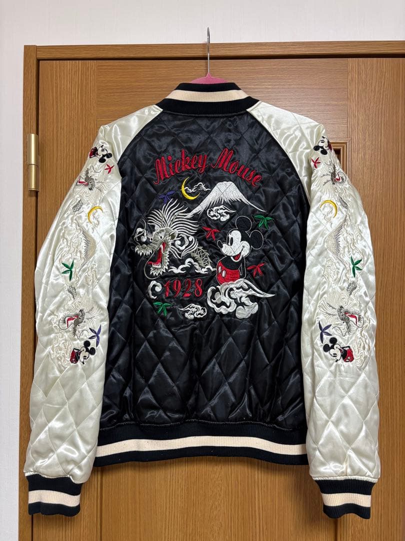 【古着】Disney VINTAGE / スカジャン 刺繍《リバーシブル》