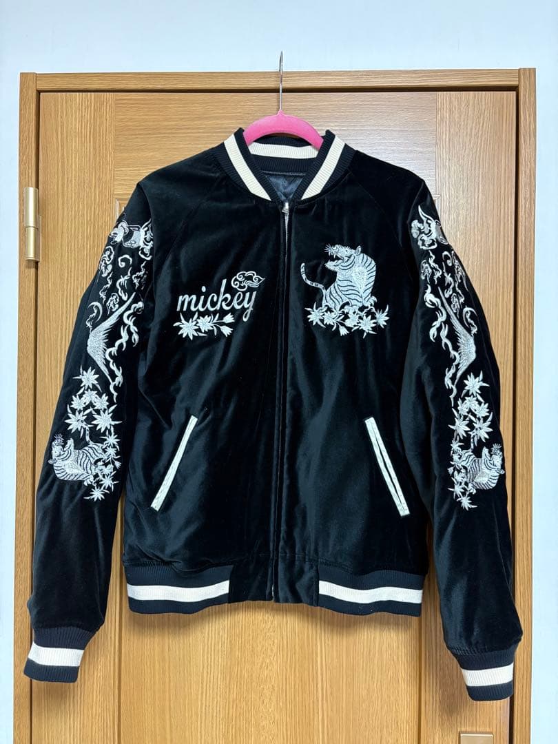 【古着】Disney VINTAGE / スカジャン 刺繍《リバーシブル》