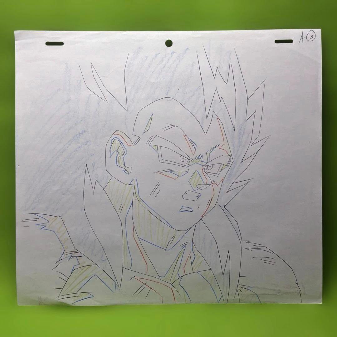 j*い様 ドラゴンボールGT セル画 ベジータ 超サイヤ人4