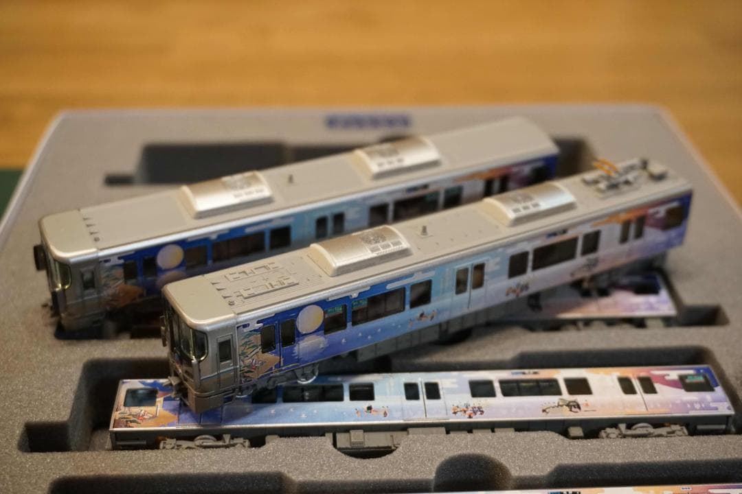 KATO 225系 びわこおおつ紫式部とれいん ラッピング仕様 6両 - メルカリ