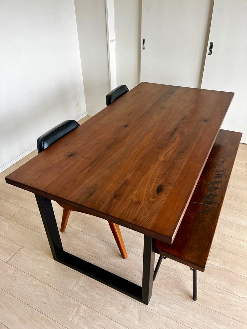 ACTUS】 FJテーブル幅180cm[ウォールナット天然木 ウレタン塗装] ACTUS