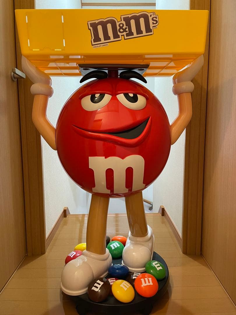 m&ms エムアンドエムズ 店頭用 ディスプレイ【非売品】 m&m&m's - m&m's 販促用ディスプレイ等身大フィギュア 置物 非売品 激