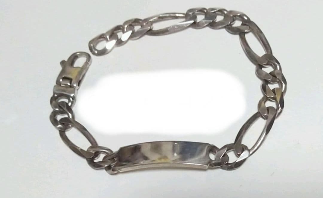 ゆーページ。シルバー925 フィガロチェーン 喜平 ブレスレット 喜平 フィガロチェーンブレスレット シンプル メンズ ブレスレット