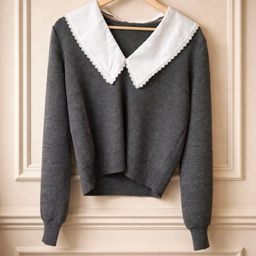 ビビィ BIBIY ANNABELLE KNIT GRAY - メルカリ