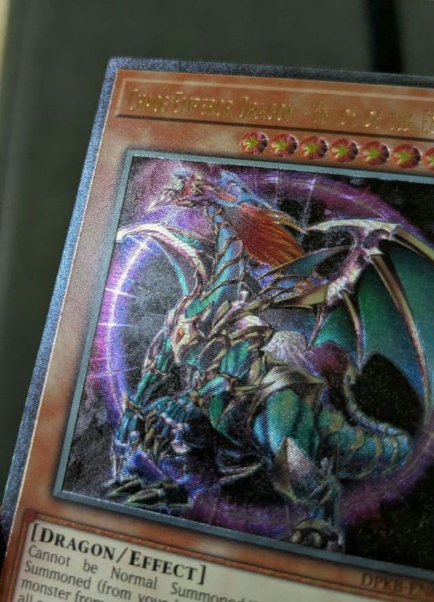 遊戯王、EU版、英語、混沌帝龍、終焉の使者、アルティメットレア、レリーフ