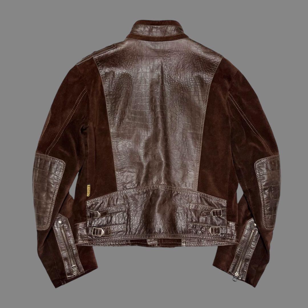 ARMANI Dragon leather blouson - メルカリ