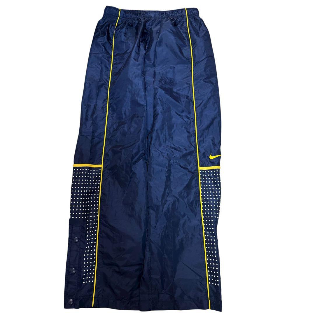 NIKE】ナイロン ピステ セットアップ 上下 ネイビー ドット メンズM/S
