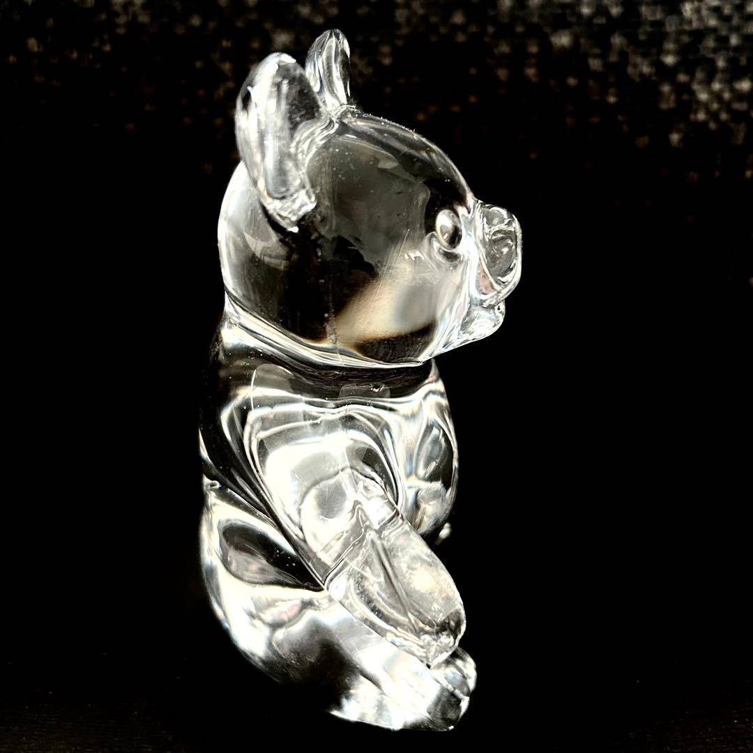 Daum France ドーム クリスタル フィギュリン クリスタル置物 熊置物