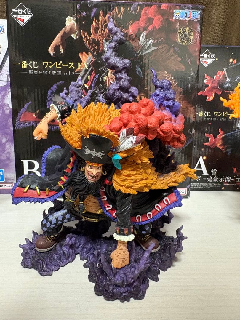 ワンピース　一番くじ　魂豪示像　ラストワン賞ゾロ　B賞ティーチ　A賞サボ　セット