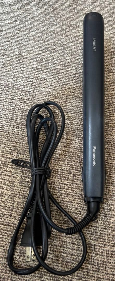 Panasonic ストレートヘアアイロンEH-HSOJブラック レンタル] パナソニック ストレートアイロン ナノケア EH-HS0J
