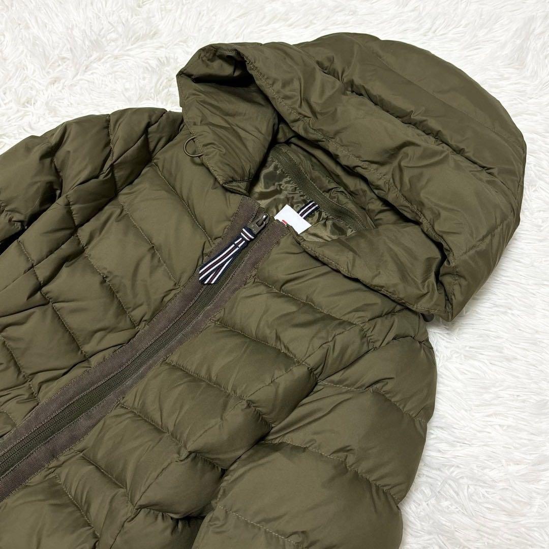 美品】フィラゴルフ ダウンコート フード取り外し可 2way カーキ L