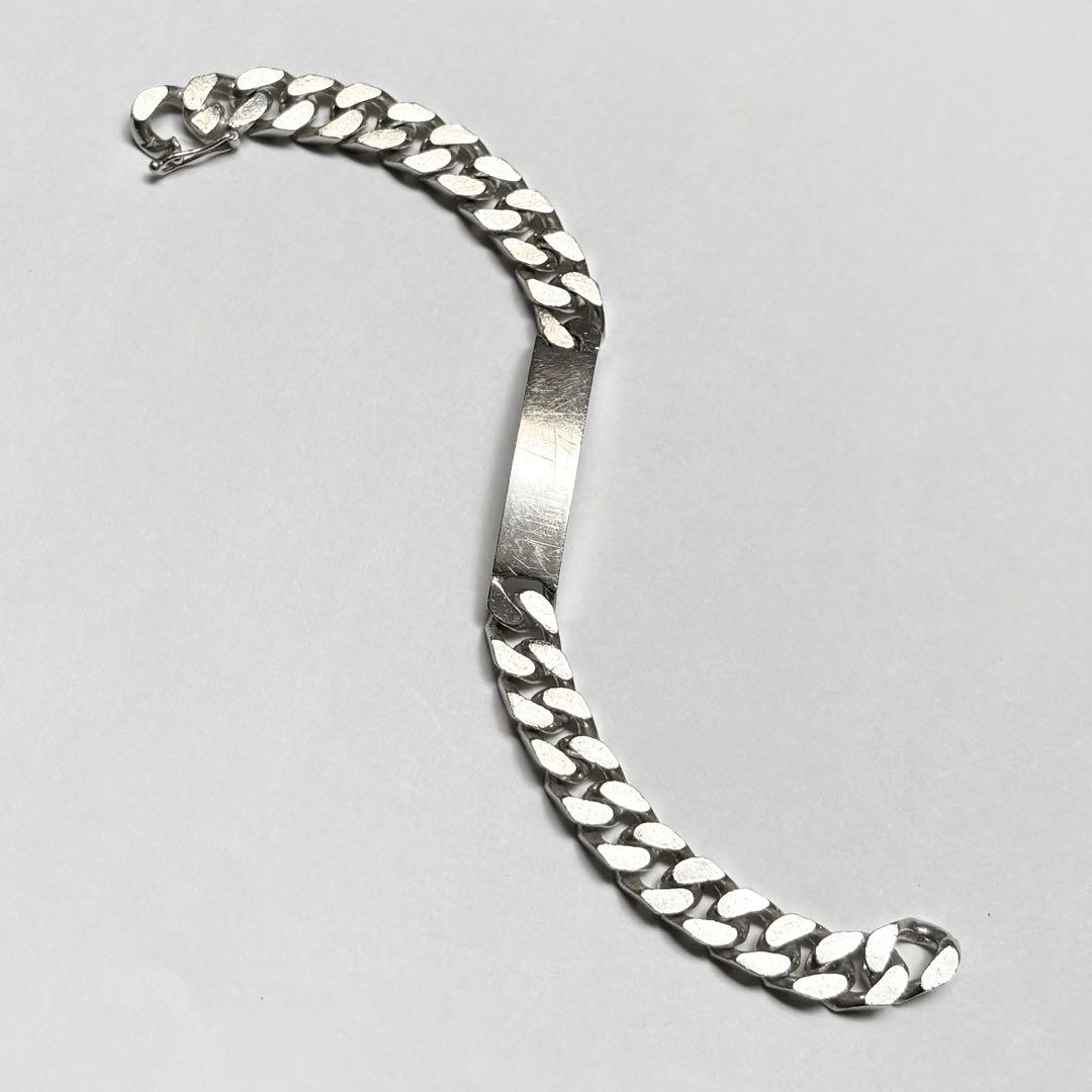 Special 60's French シルバー800 IDブレスレット 蟹刻印 - メルカリ