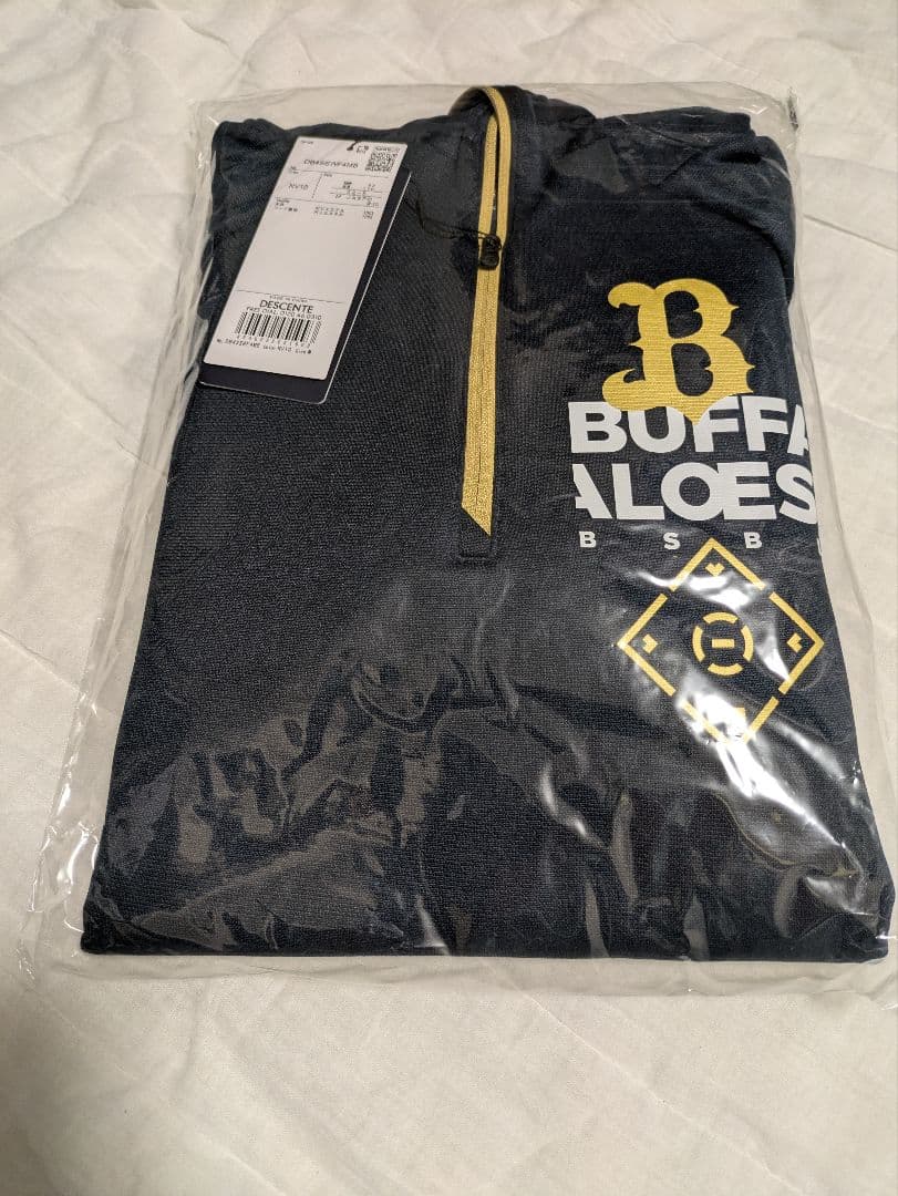 オリックス Buffaloesオーセンティック プルオーバーフーディ【M