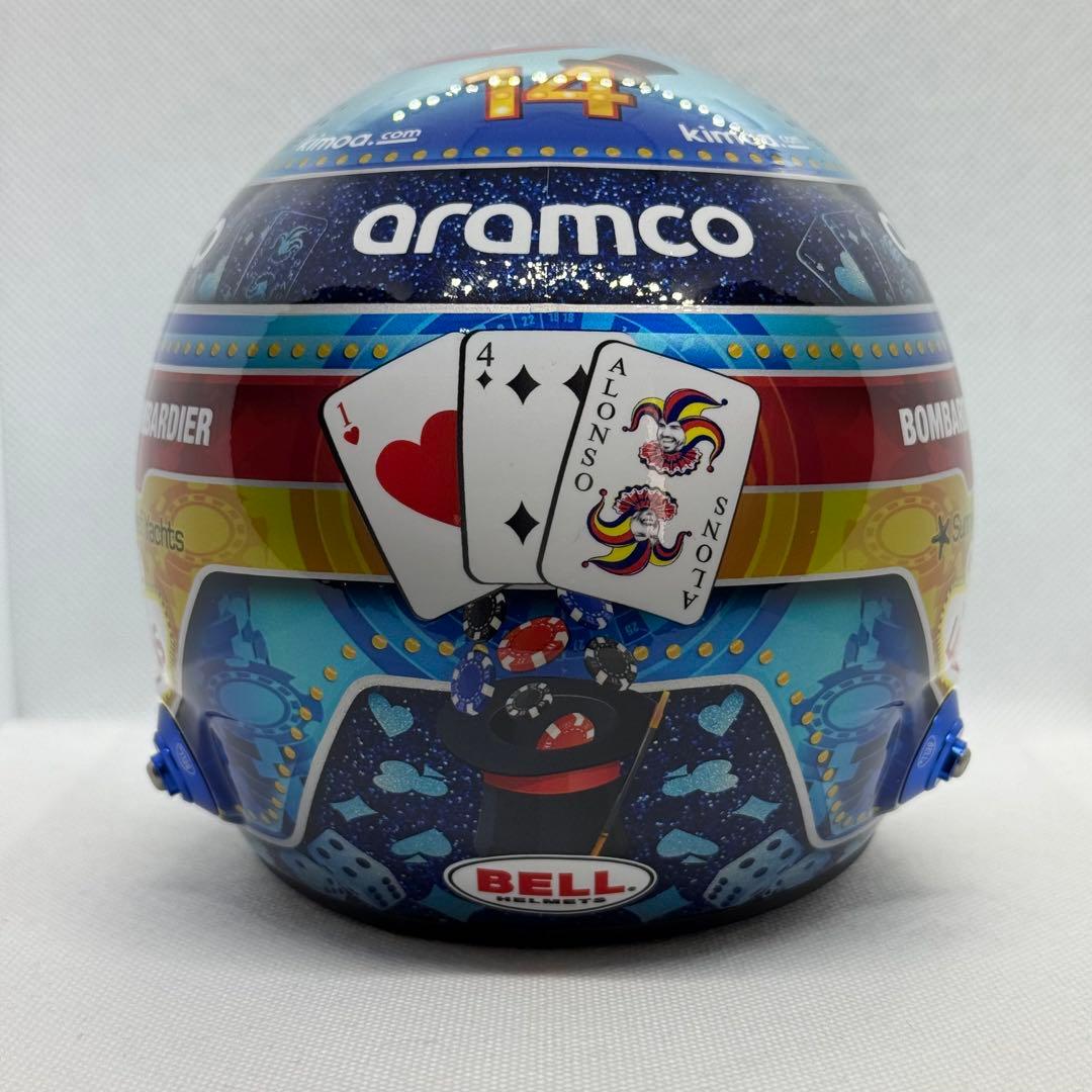 1/2 ヘルメット アストンマーチンF1 F.アロンソ 2023年ラスベガスGP