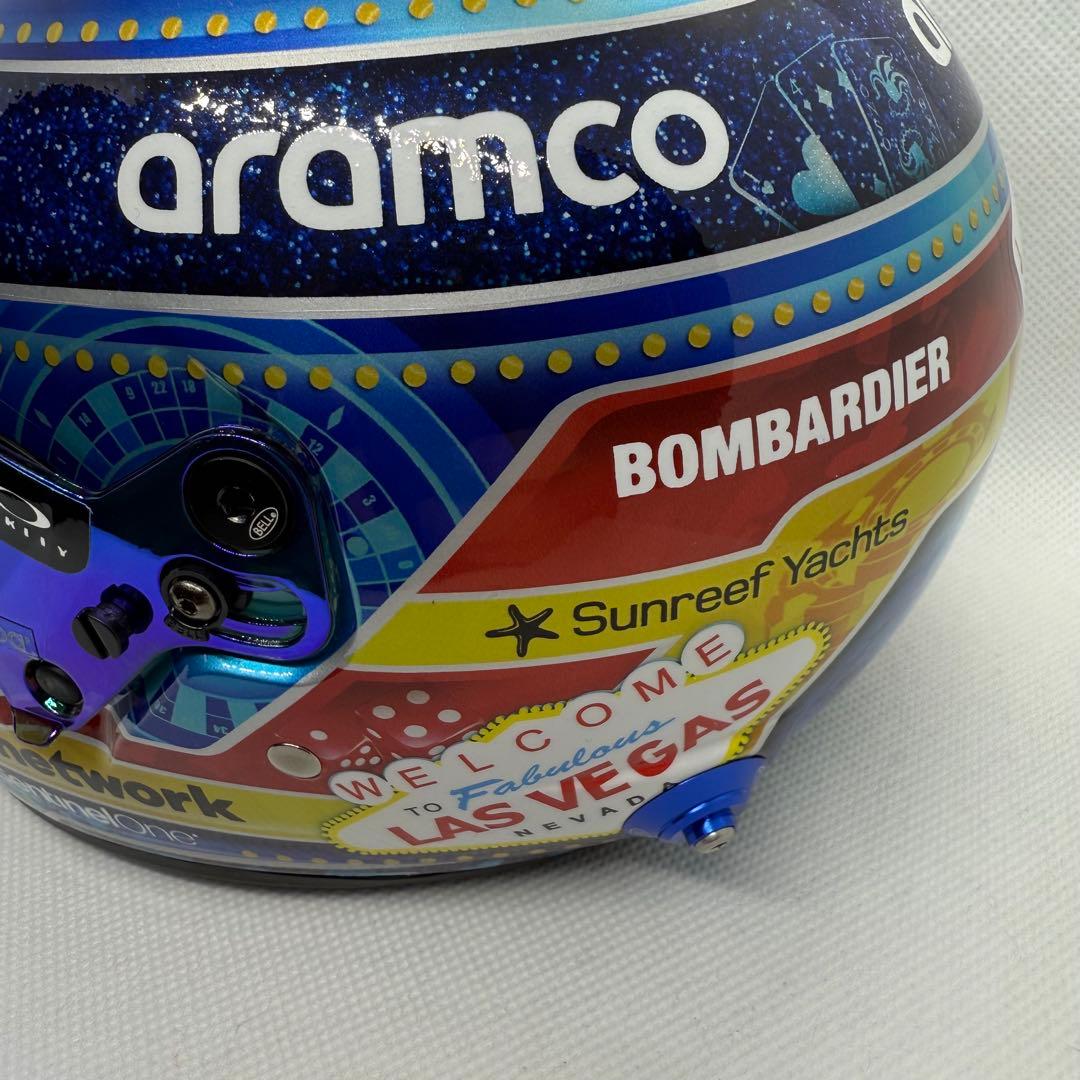 1/2 ヘルメット アストンマーチンF1 F.アロンソ 2023年ラスベガスGP