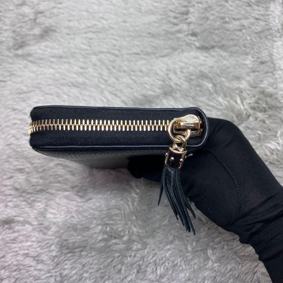 極美品✨ グッチ 長財布 ソーホー エンボス インターロッキング