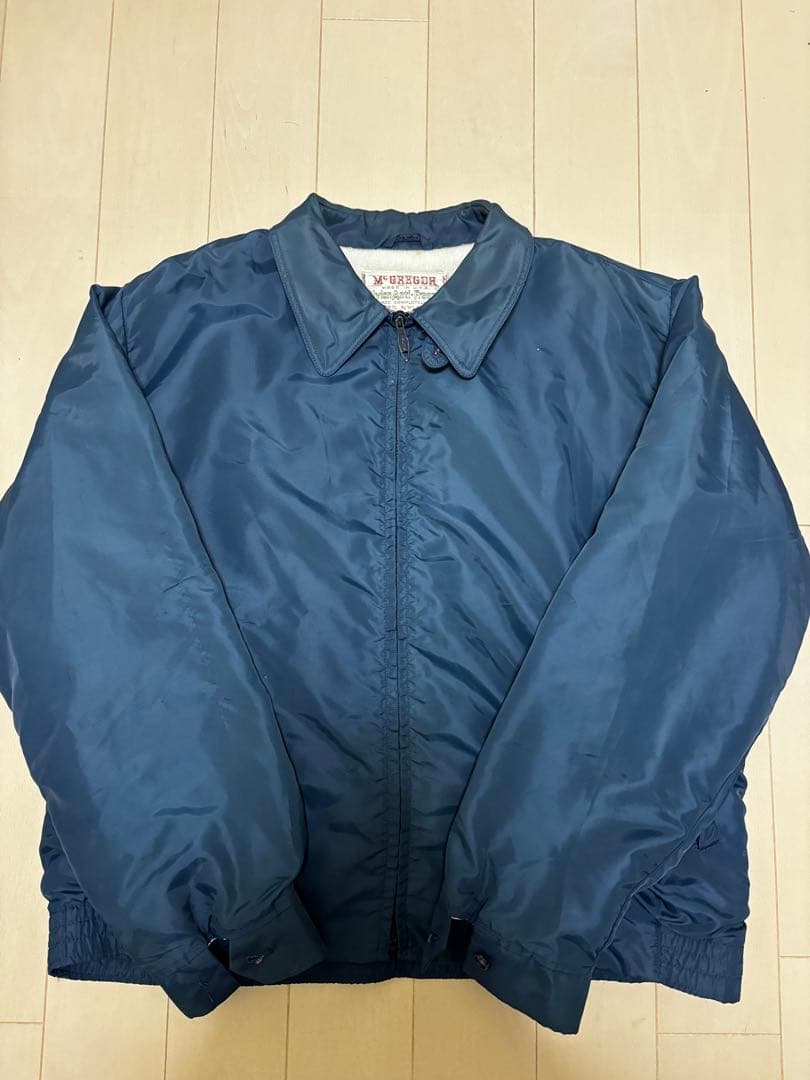 60s ビッグサイズ　McGregor Nyron Anti Freeze 60s McGREGOR Nylon Anti Fleeze Navy 60年代 マクレガー ナイロン