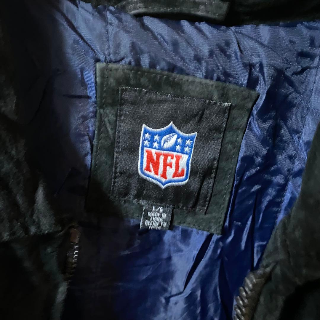 NFL セントルイスラムズ 90s総刺繍レザースタジャン - メルカリ
