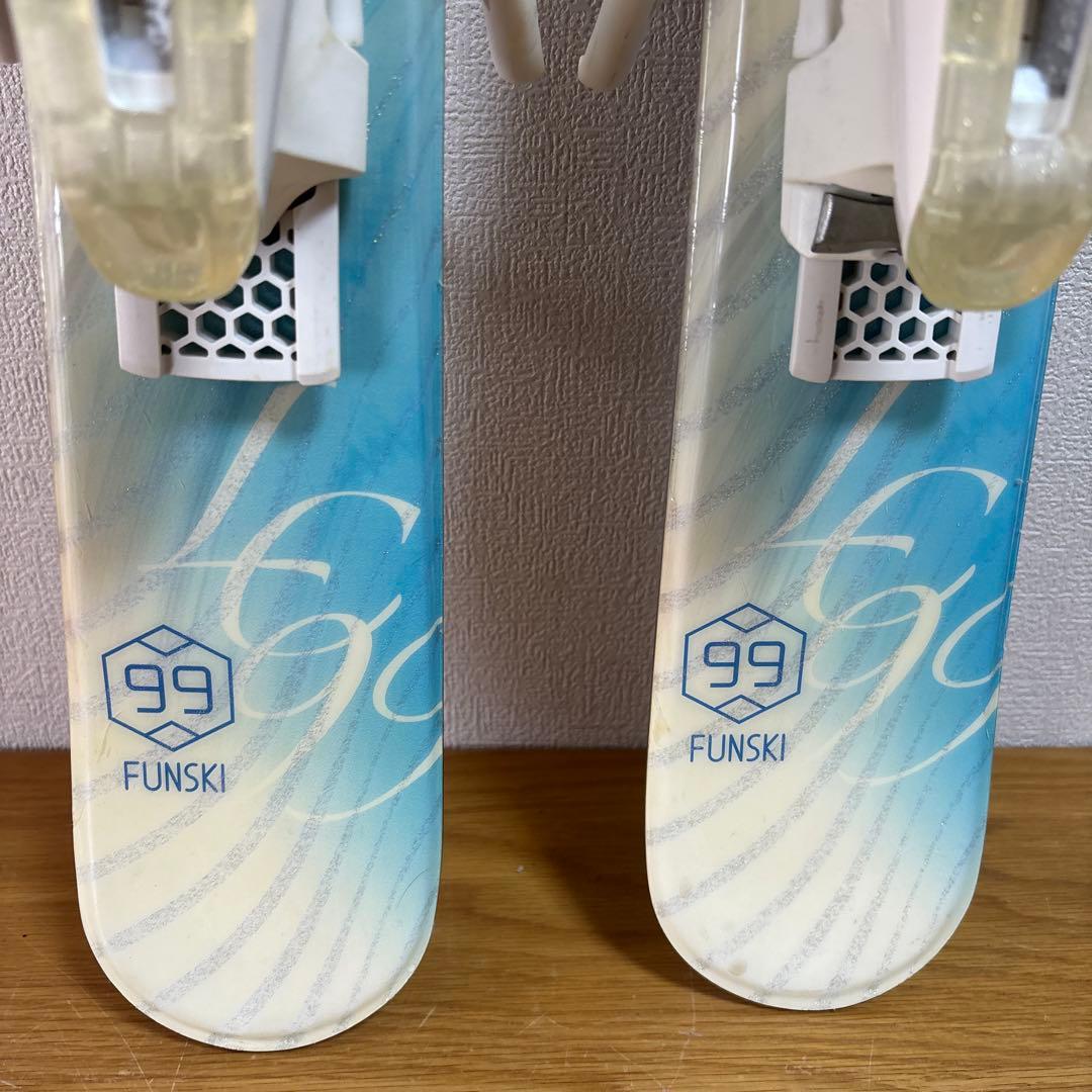 ピュアコンシャス 99cm レディースファンスキー ショートスキー板 工具