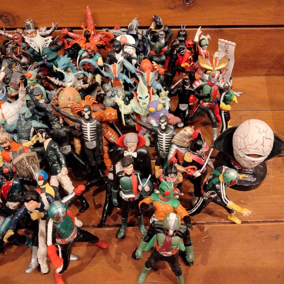 仮面ライダー HG 1号 2号 V3 フィギュア 怪人ショッカー首領 計110体