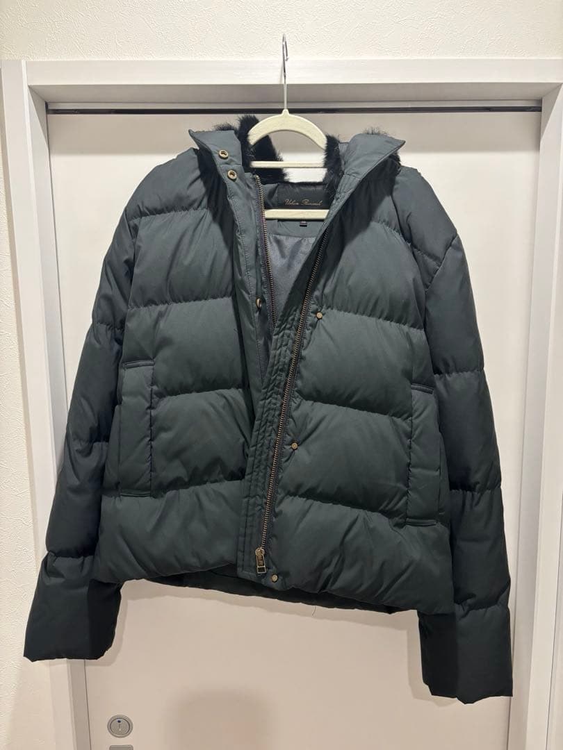 【マイリー】アーバンリサーチ　ラビットファー　ショートダウン URBAN RESEARCH（アーバンリサーチ）の「ラビットフードストレッチ