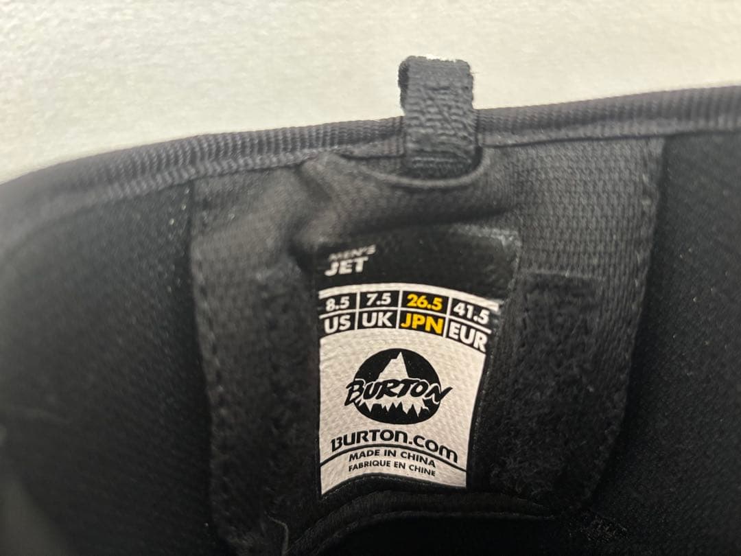 [美品] BURTON JET スノーボードブーツ　26.5cm バートン